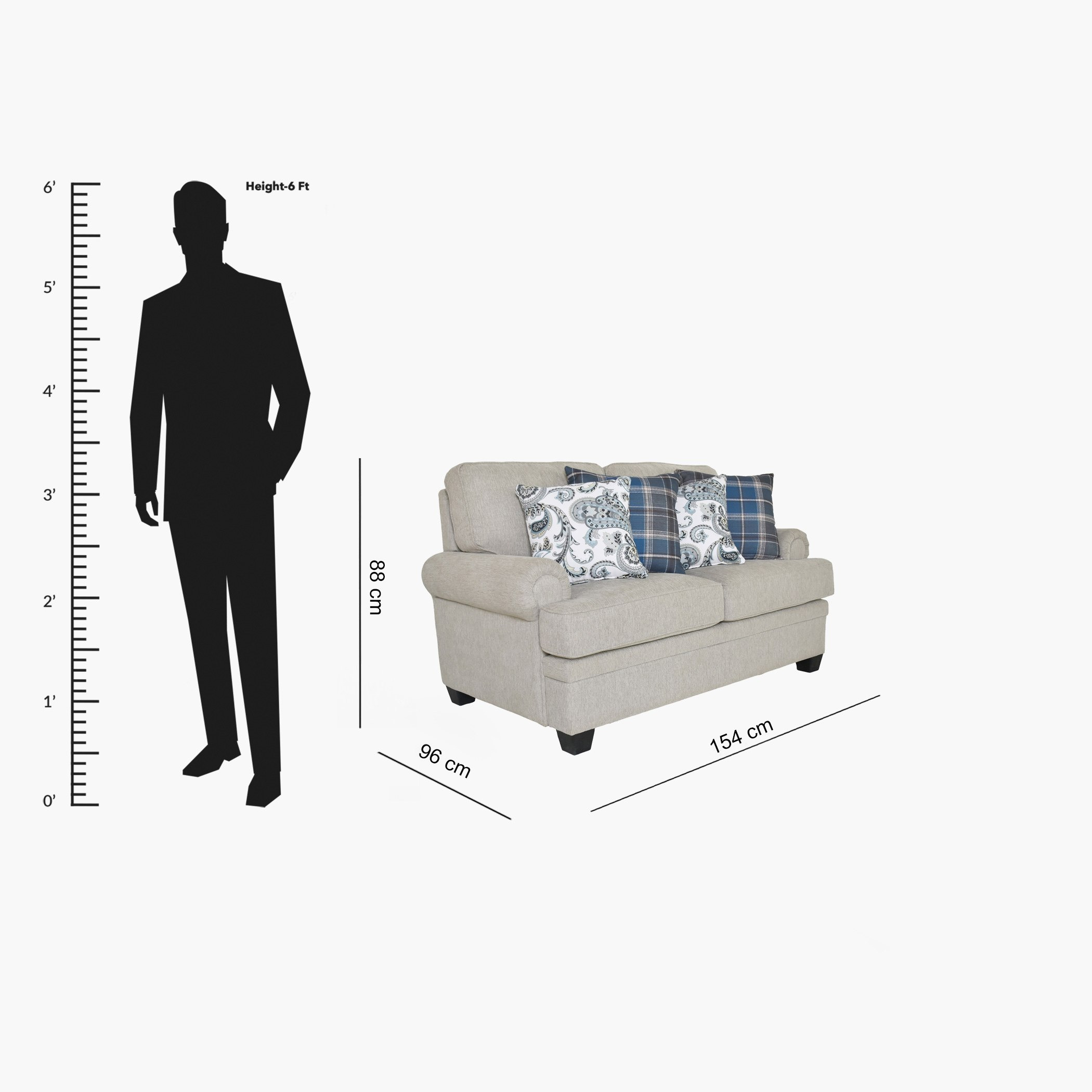 كنبة قماشيّة مقعدين مع 4 وسائد من آشتون-hbxlivingroom-sofasandarmchairs-sofas-image-8