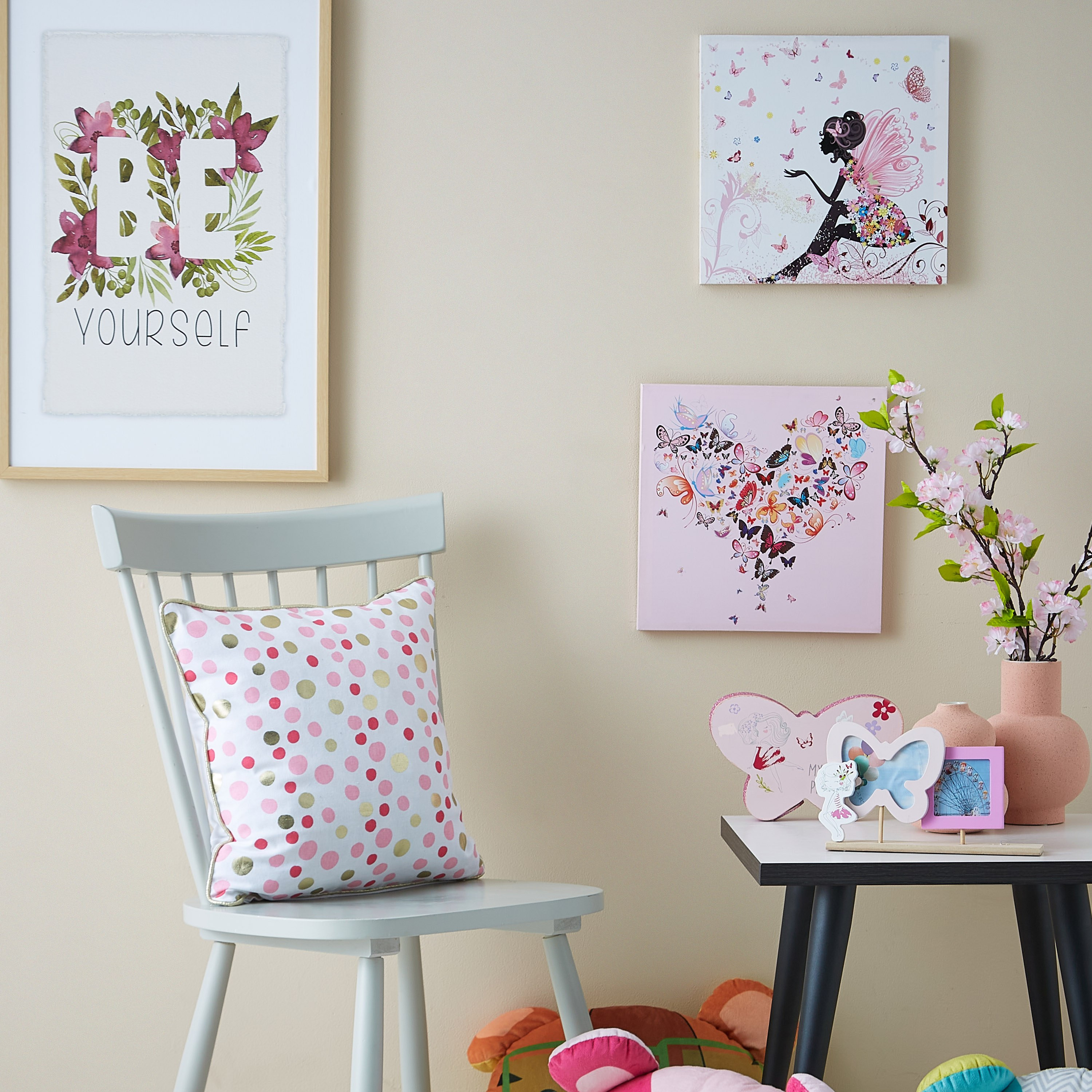 غطاء وسادة قطني بخيوط بارزة وطبعاترقائق معدنية منقطة من دالبي - 40x40 سم-hbxhomeware-hbxkidsandyouth-image-4