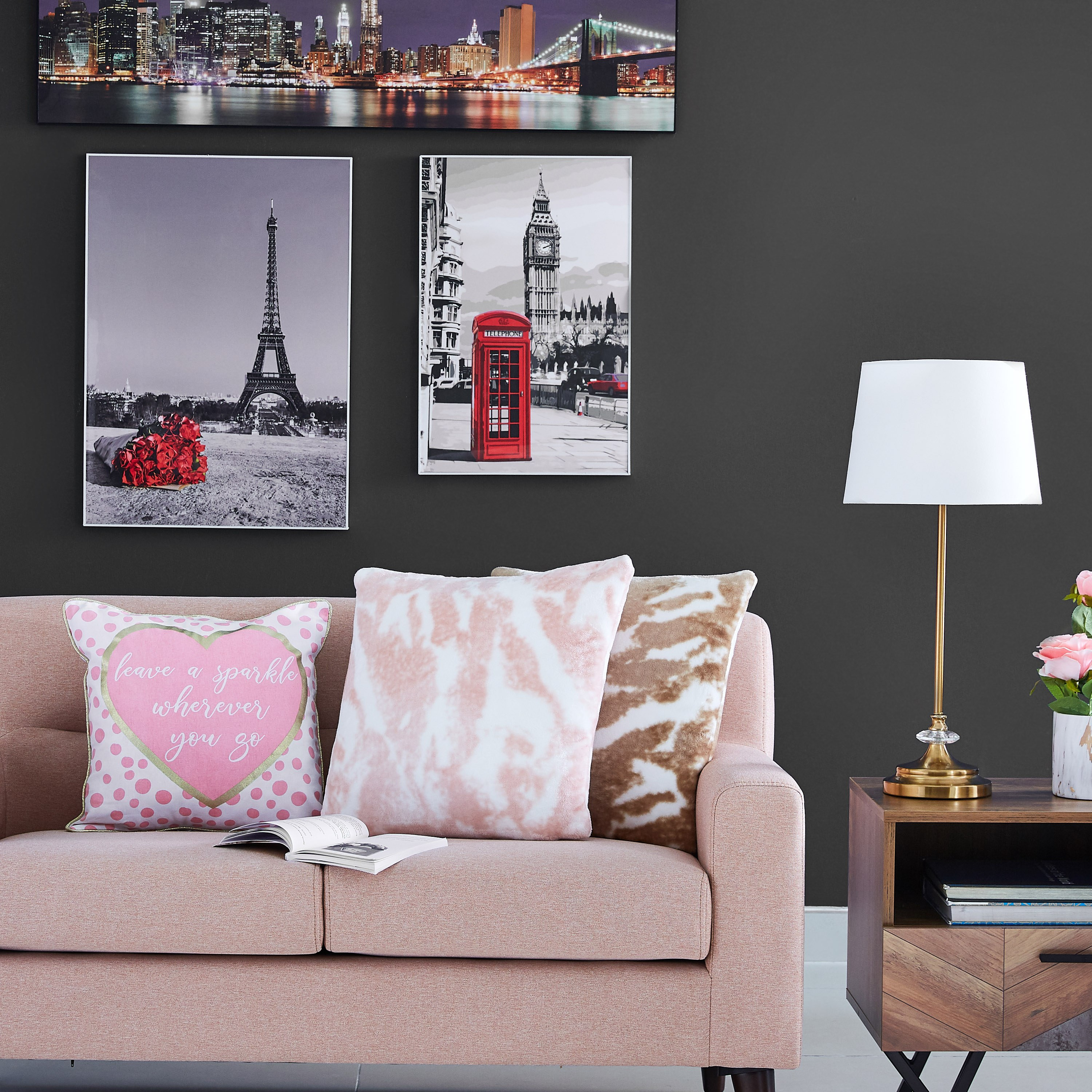 غطاء وسادة قطني بخيوط بارزة وطبعات فويل من دالبي - 40x40 سم-hbxhomeware-hbxkidsandyouth-image-4
