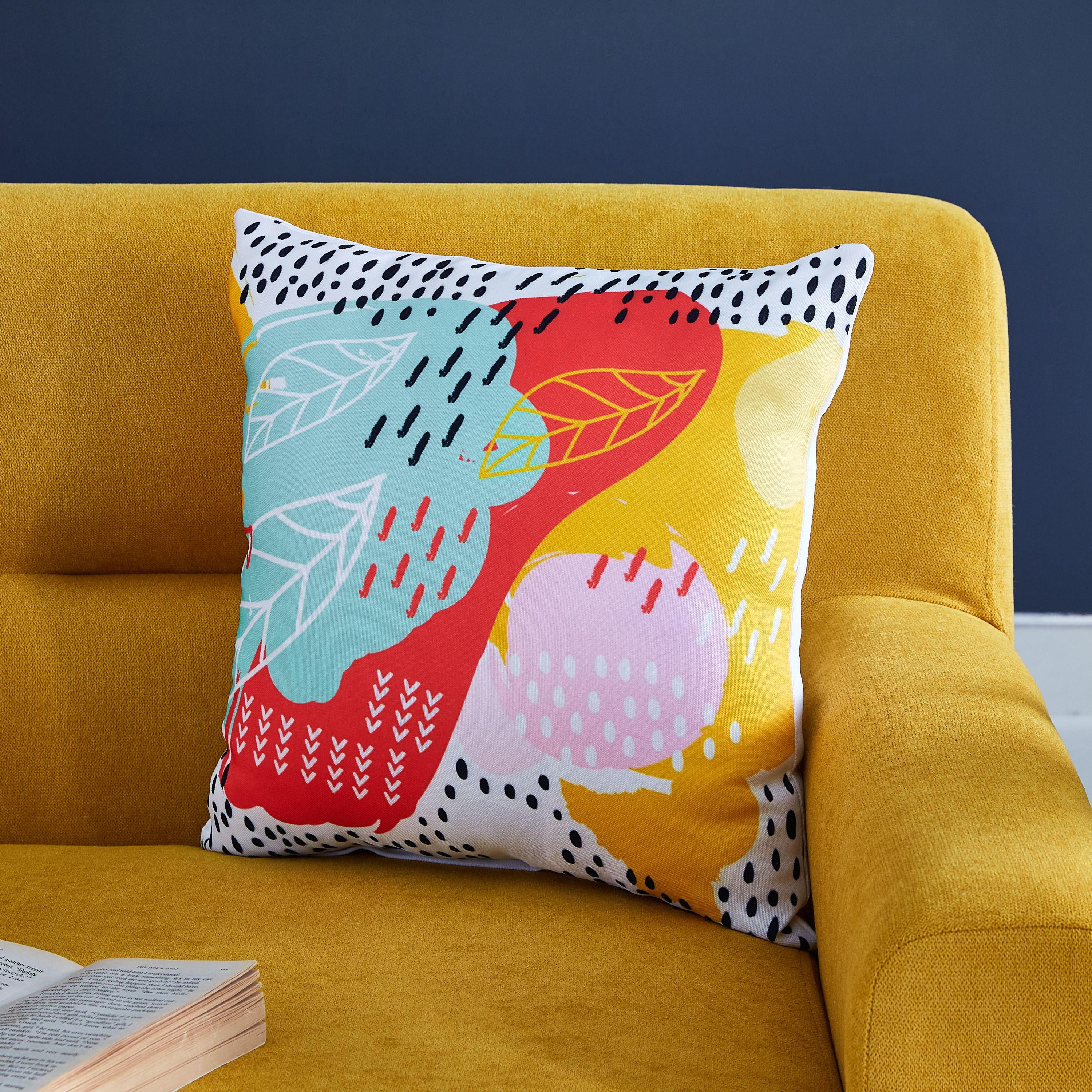 غطاء وسادة بطبعات تجريدية من دالبي- 40x40 سم-hbxhomeware-hbxkidsandyouth-image-1