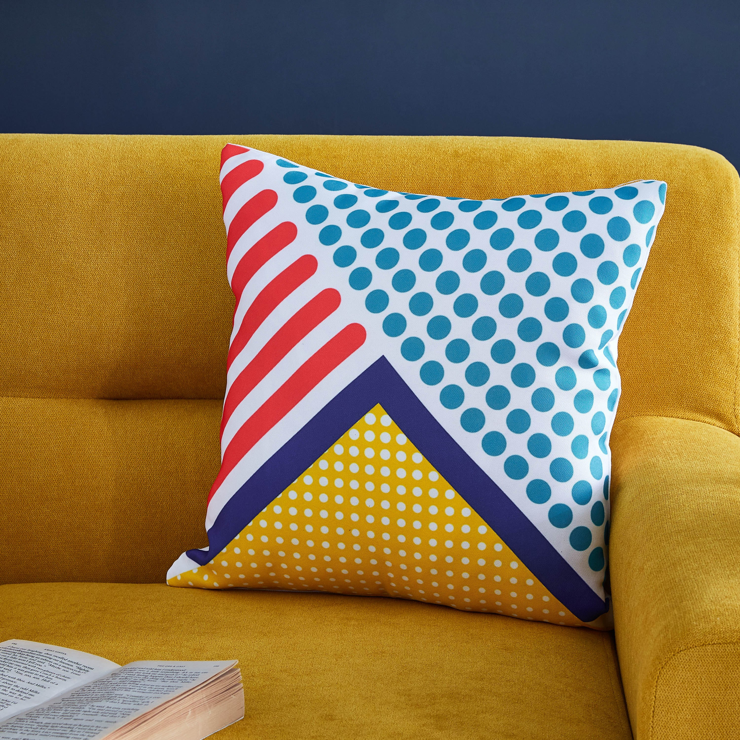 Geometric print 2024 cushion covers