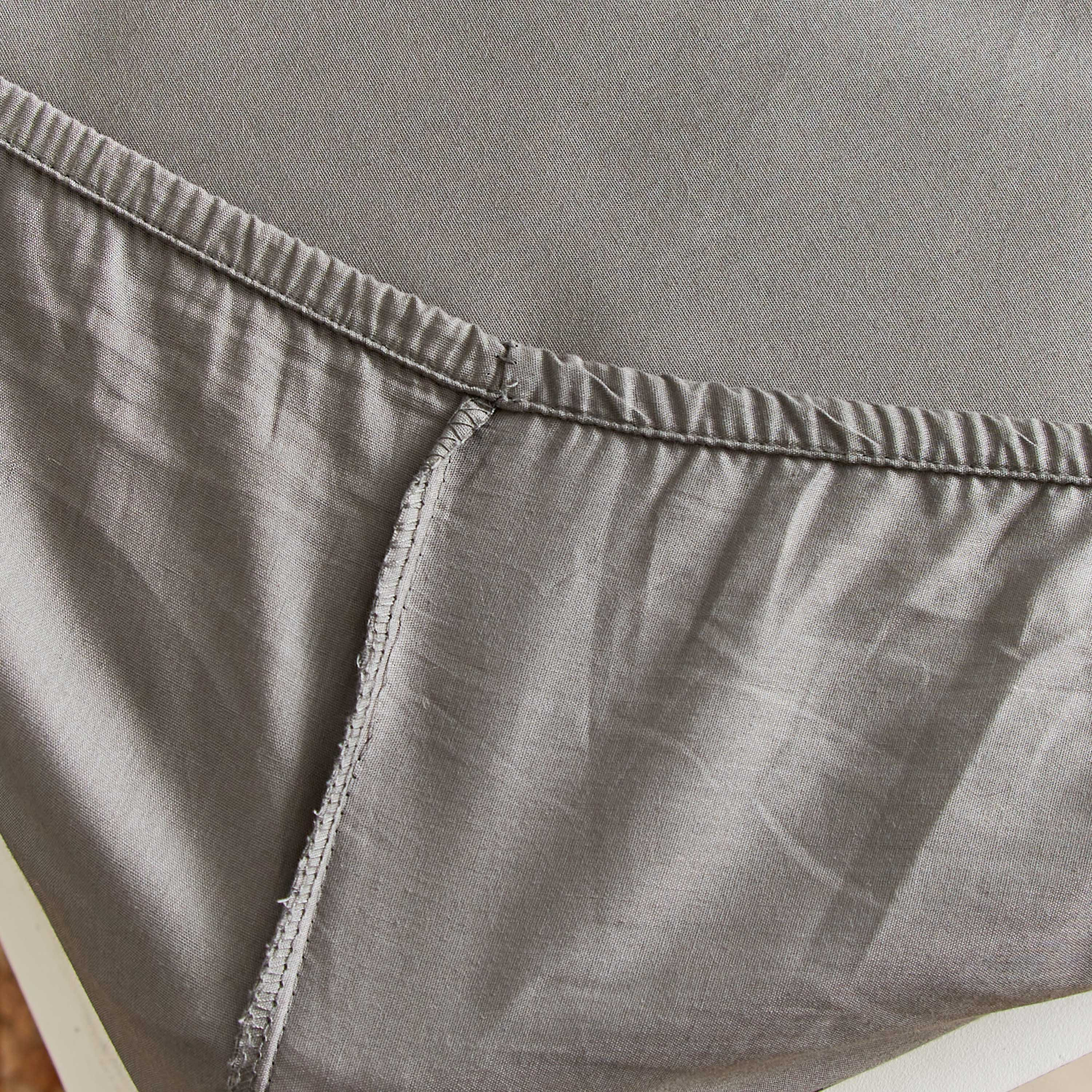 Essential Solid Cotton Single Fitted Sheet - 90x200+25 cm-hbxhomeware-hbxbedroom-image-5