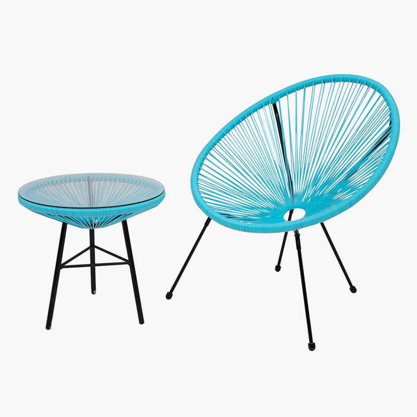 Cape Glass Top Outdoor Side Table-Tables-image-7