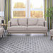 Bali 3-Seater Fabric Sofa with 2 Cushions-Sofas-thumbnailMobile-0