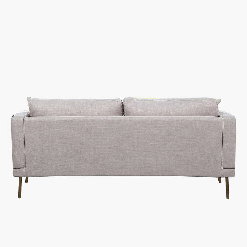 Bali 3-Seater Fabric Sofa with 2 Cushions-Sofas-image-4