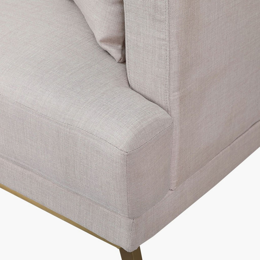 Bali 3-Seater Fabric Sofa with 2 Cushions-Sofas-image-5