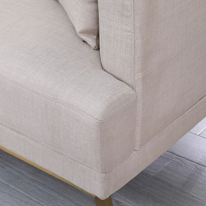 Bali 2-Seater Fabric Sofa with 2 Cushions