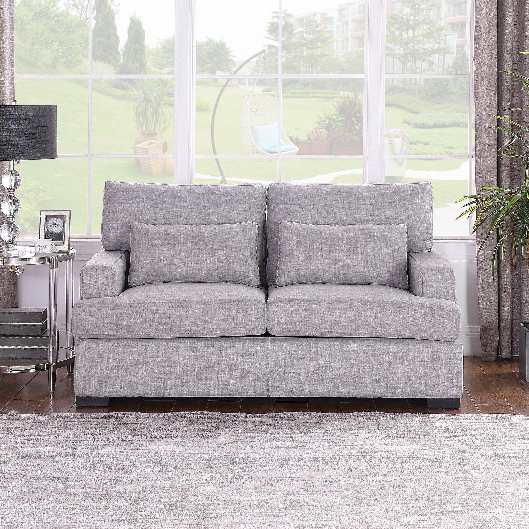 كنبة قماشيّة مقعدين مع وسادتين من غراهام-hbxlivingroom-sofasandarmchairs-sofas-image-1