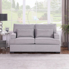 Graham 2-Seater Fabric Sofa with 2 Cushions