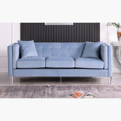 Clarisa 3-Seater Sofa with 2 Cushions-Sofas-image-0