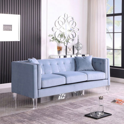 Clarisa 3-Seater Sofa with 2 Cushions-Sofas-image-1