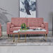 Sloan 3-Seater Velvet Sofa with 2 Cushions-Sofas-thumbnailMobile-0
