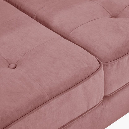 Sloan 3-Seater Velvet Sofa with 2 Cushions-Sofas-image-5