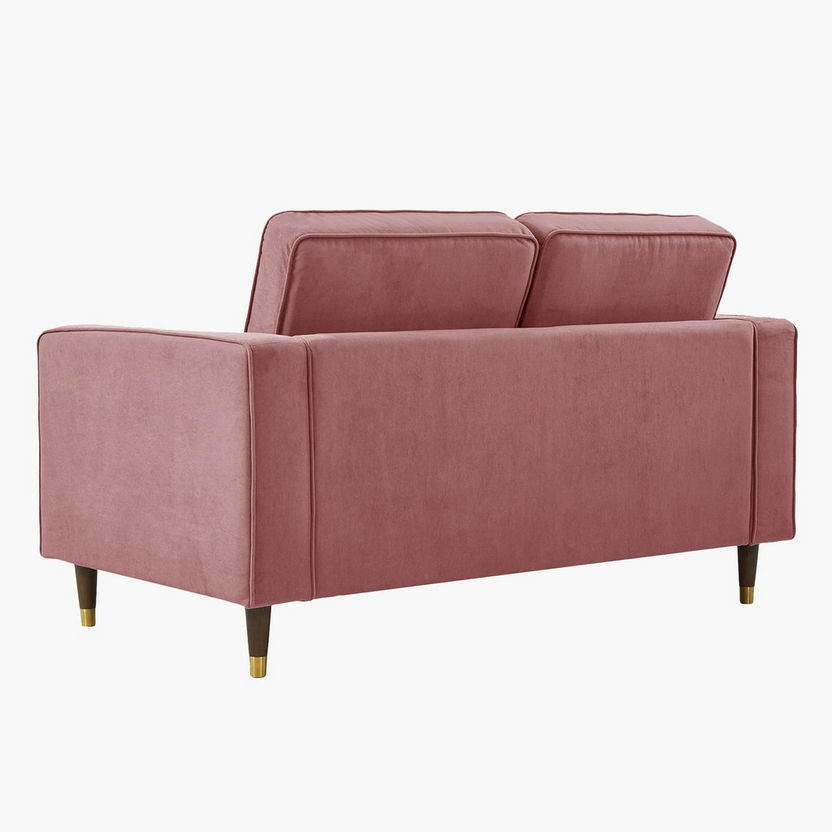 Sloan 2-Seater Velvet Sofa with 2 Cushions-Sofas-image-3