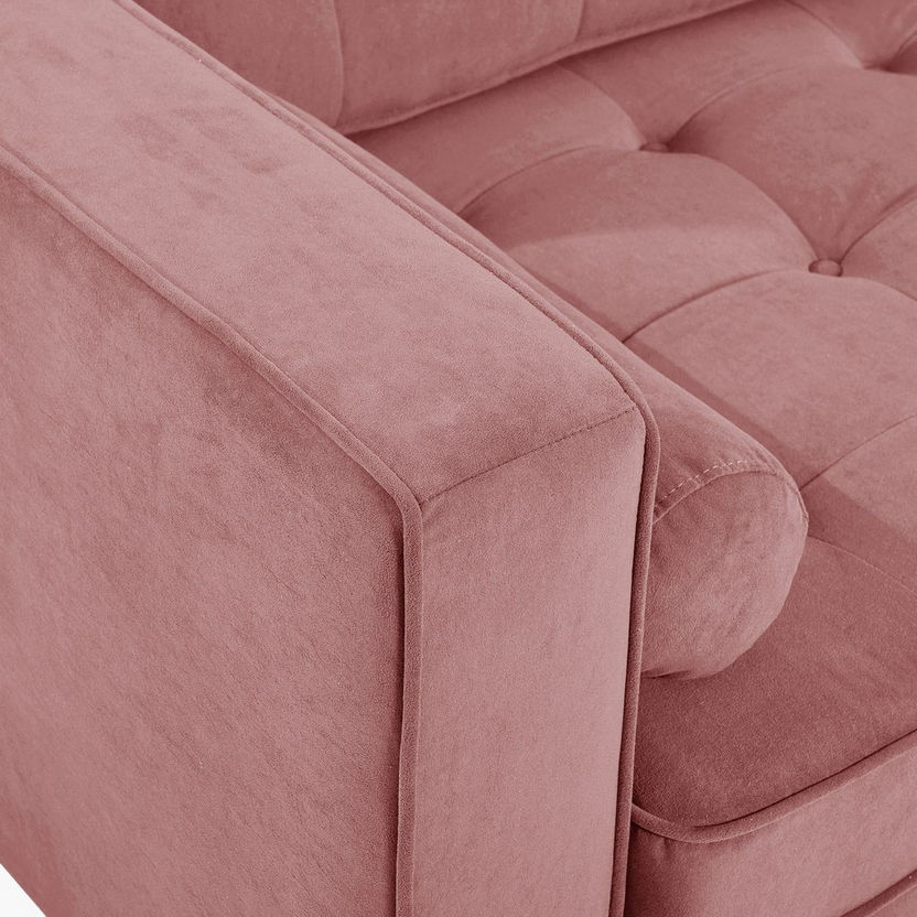 Sloan 2-Seater Velvet Sofa with 2 Cushions-Sofas-image-4