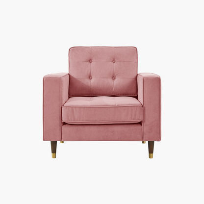 Sloan 1-Seater Velvet Sofa-Armchairs-image-0