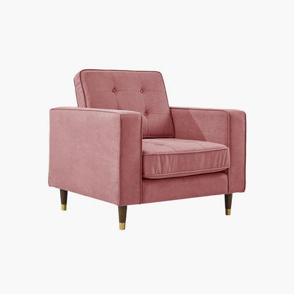 Sloan 1-Seater Velvet Sofa-Armchairs-image-1