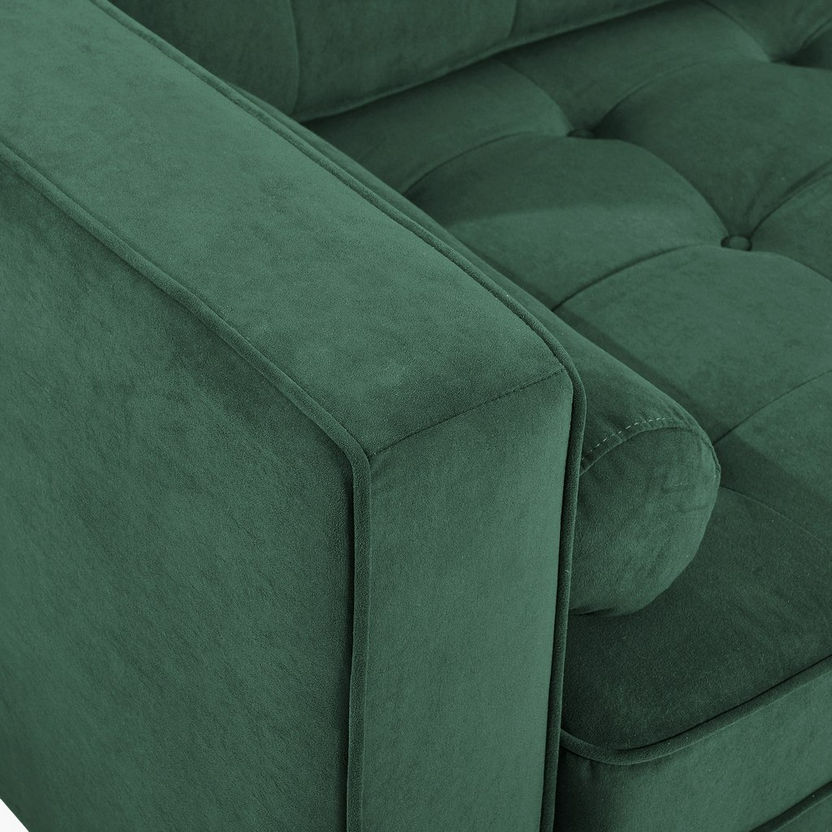 Sloan 3-Seater Velvet Sofa with 2 Cushions-Sofas-image-3