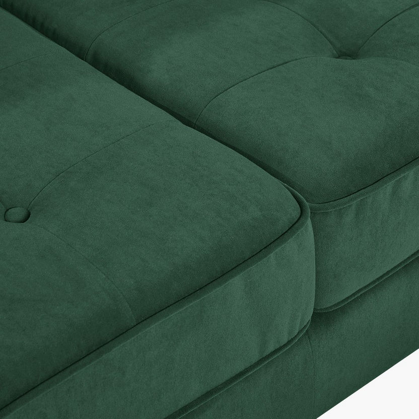 Sloan 3-Seater Velvet Sofa with 2 Cushions-Sofas-image-4