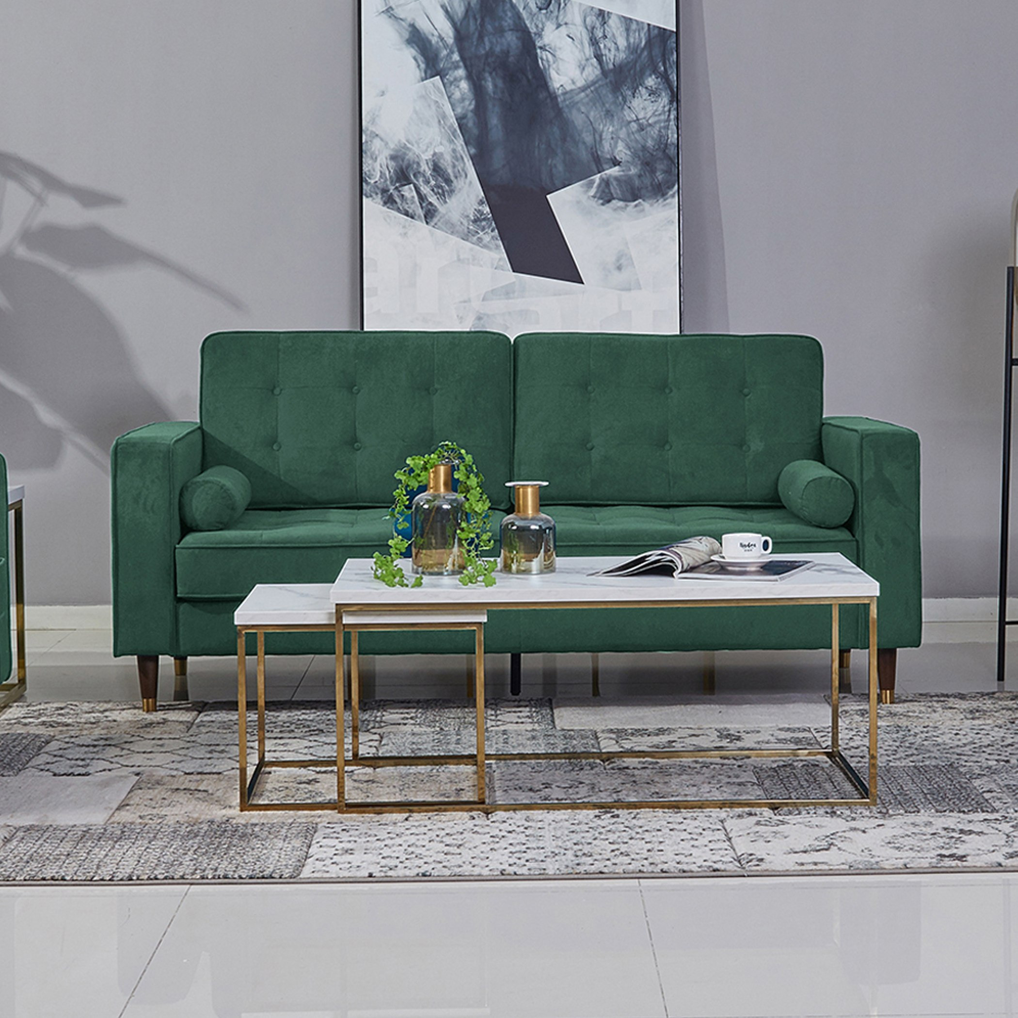 كنبة مخمليّة مقعدين مع وسادتين من سلون-hbxlivingroom-sofasandarmchairs-sofas-image-1