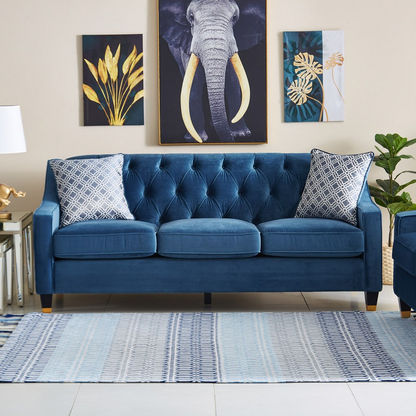 Charlotte 3-Seater Sofa with 2 Cushions