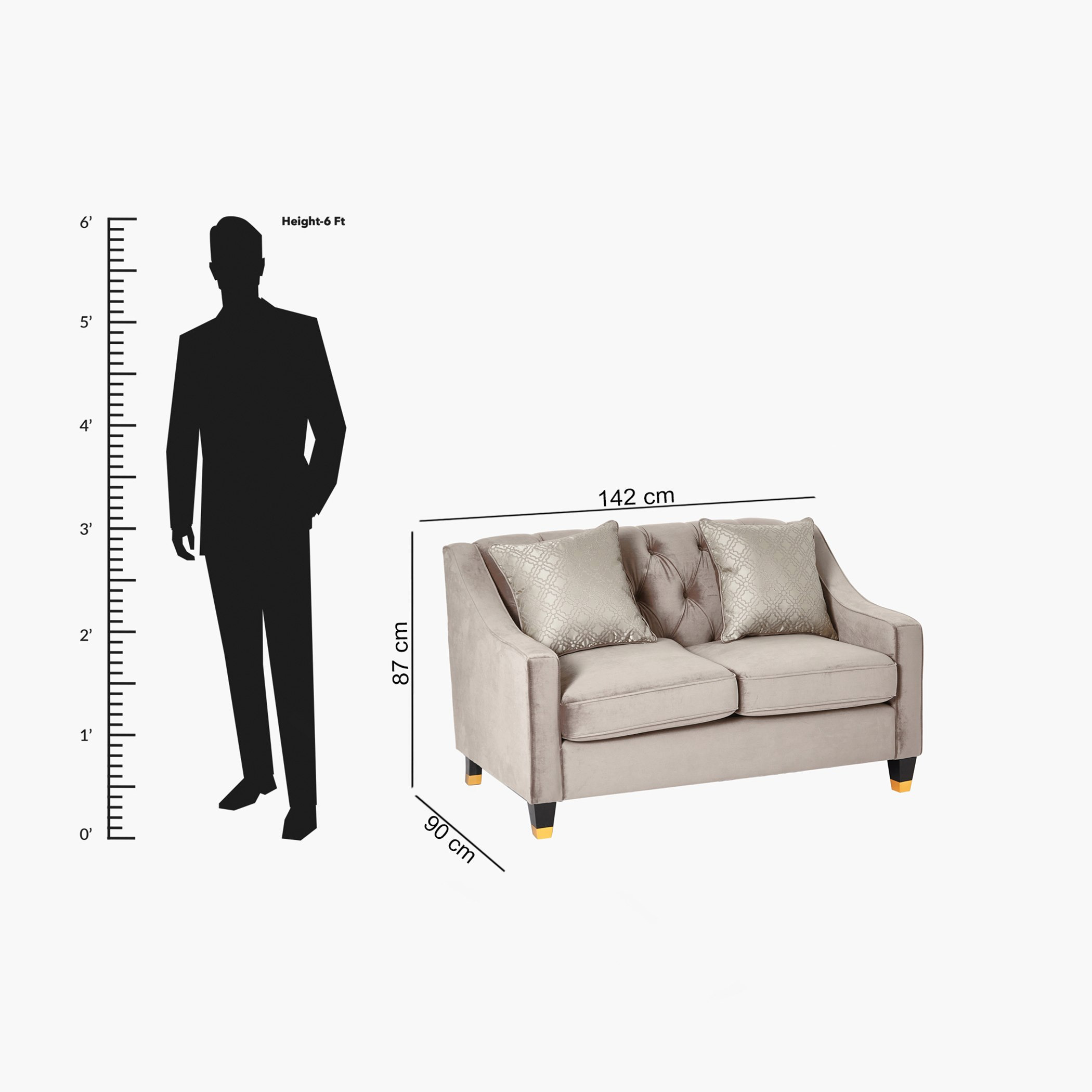 Charlotte 2-Seater Sofa with 2 Cushions-hbxlivingroom-sofasandarmchairs-sofas-image-10