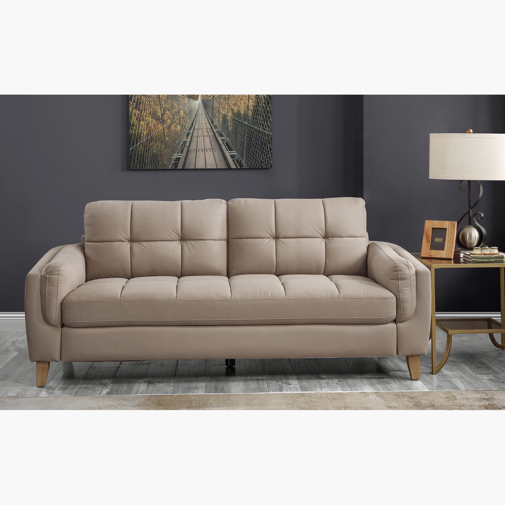 كنبة مخمليّة 3 مقاعد من آرلينجتون-hbxlivingroom-sofasandarmchairs-sofas-image-1