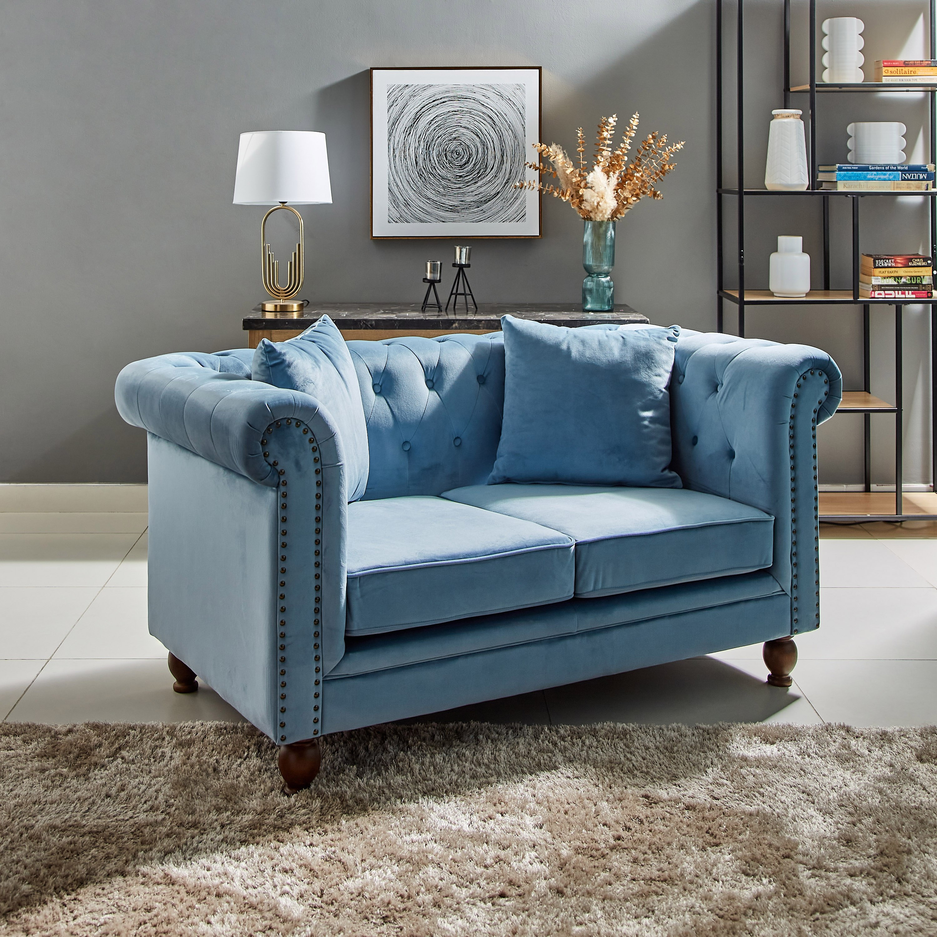 كنبة مخمل مقعدين بوسادتين من صوفيا-hbxlivingroom-sofasandarmchairs-sofas-image-2