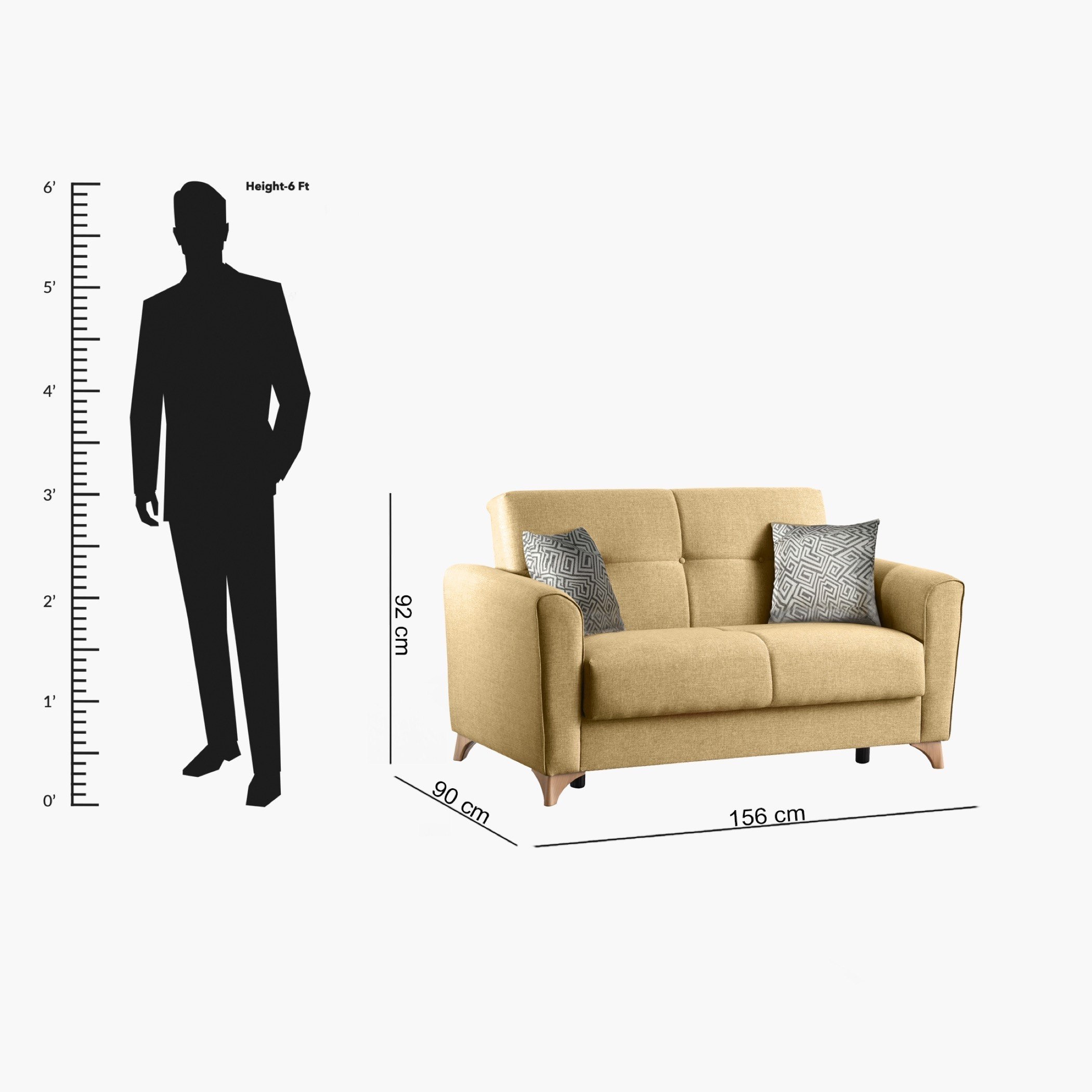 طقم كنب سرير قماشي 3+2+2 مقاعد مع وحدة تخزين و6 وسائد من كونكورد-hbxlivingroom-sofasandarmchairs-sofas-image-8