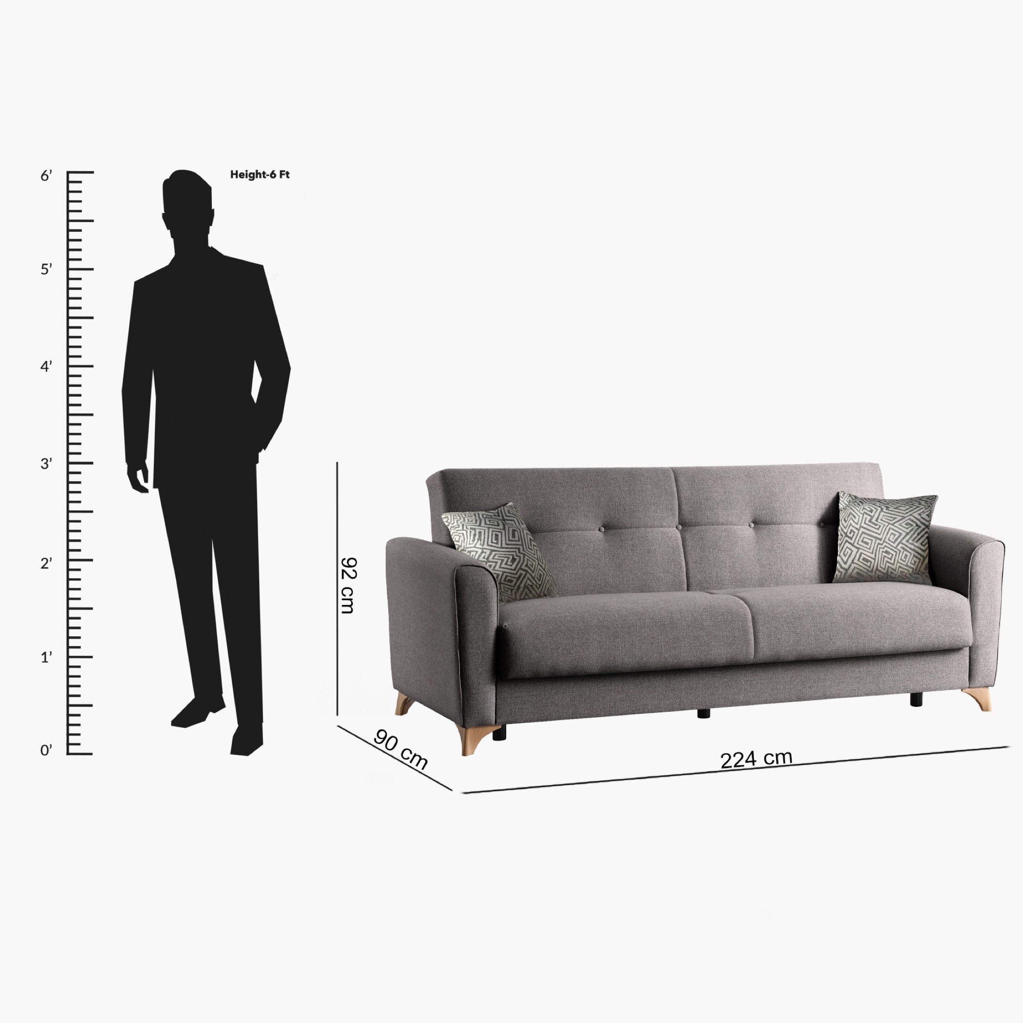 طقم كنب سرير قماشي 3+2+2 مقاعد مع وحدة تخزين و6 وسائد من كونكورد-hbxlivingroom-sofasandarmchairs-sofas-image-9