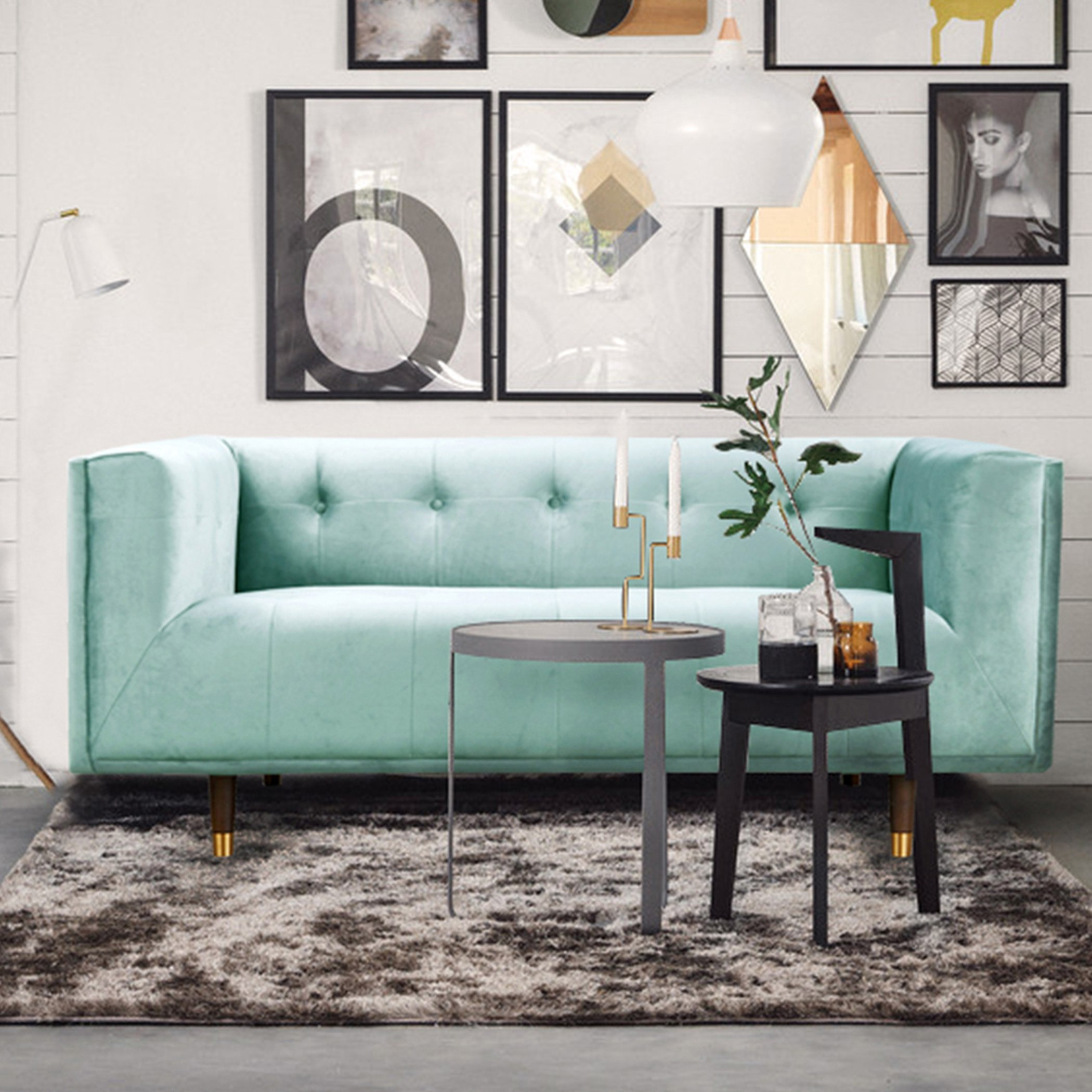 كنبة مخمليّة مقعدين من كريستينا-hbxlivingroom-sofasandarmchairs-sofas-image-1