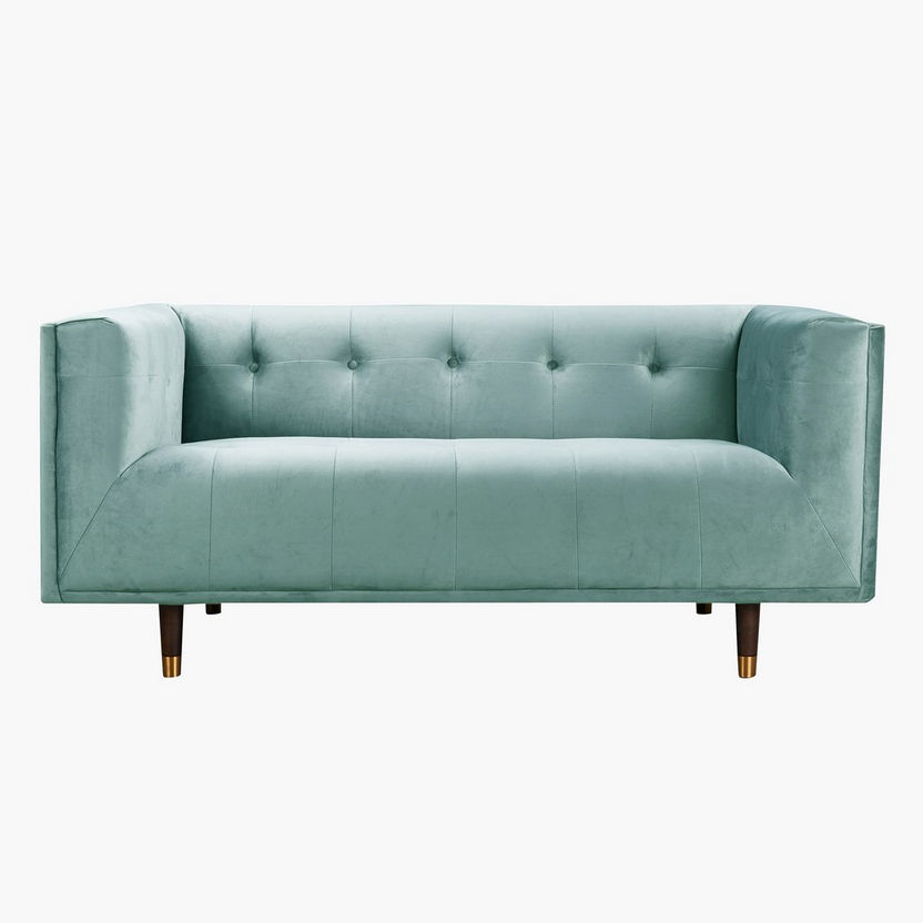 Christina 2-Seater Velvet Sofa-Sofas-image-2
