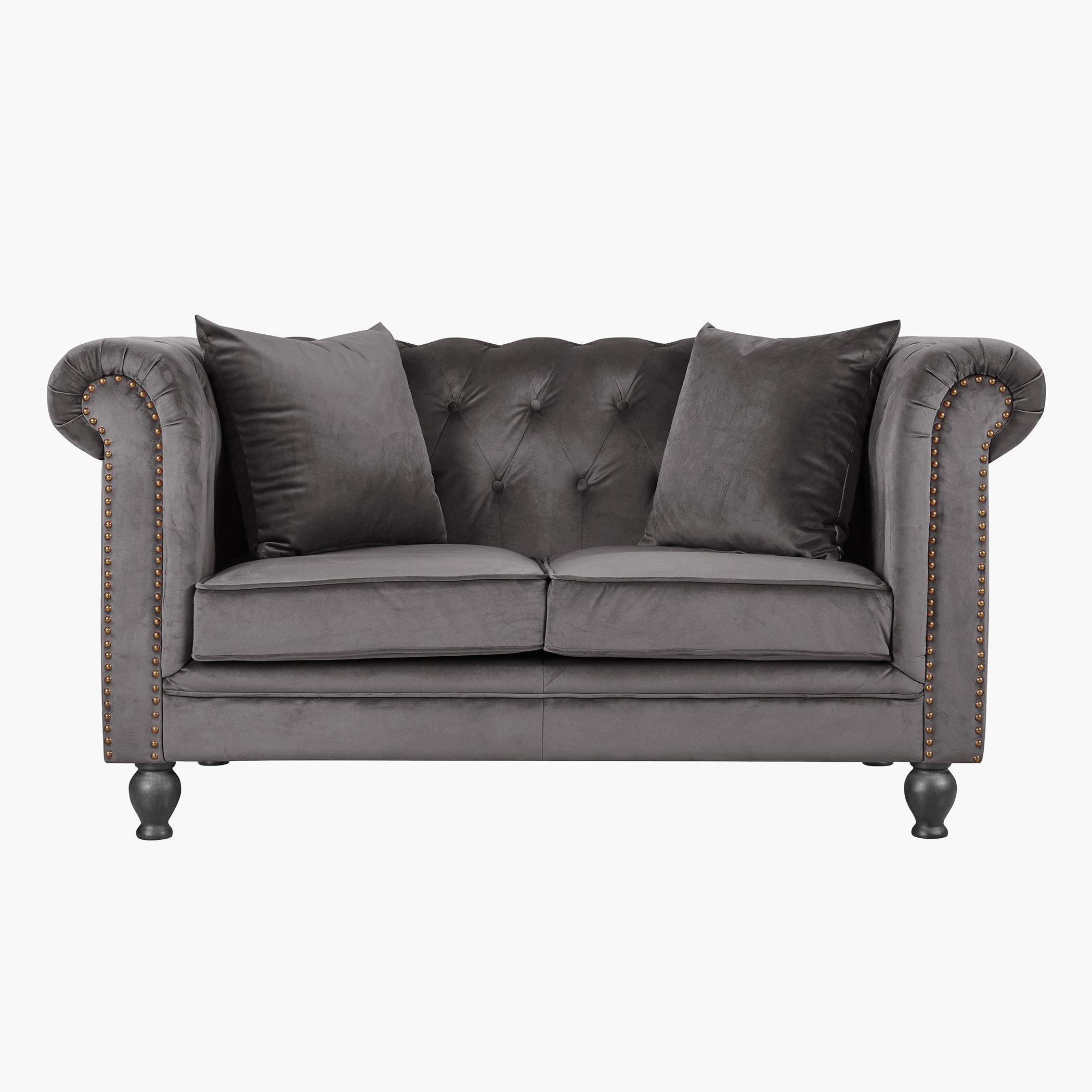 كنبة مخمليّة مقعدين مع وسادتين من صوفيا-hbxlivingroom-sofasandarmchairs-sofas-image-1