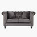 Sofia 2-Seater Velvet Sofa with 2 Cushions-Sofas-thumbnail-0