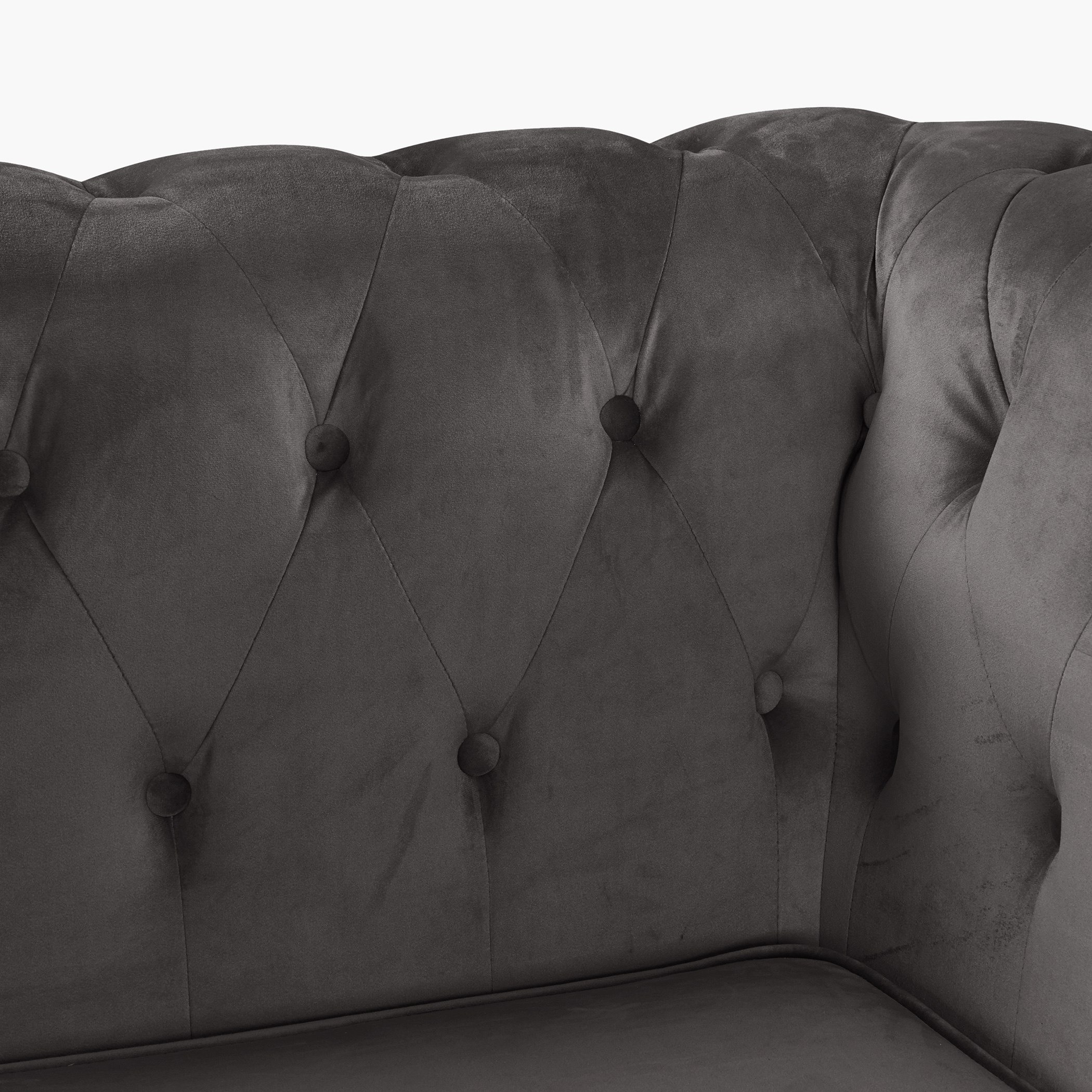 كرسي مخملي معنقد مقعد واحد بمساند ذراعين و وسادة من صوفيا-hbxlivingroom-sofasandarmchairs-sofas-image-4