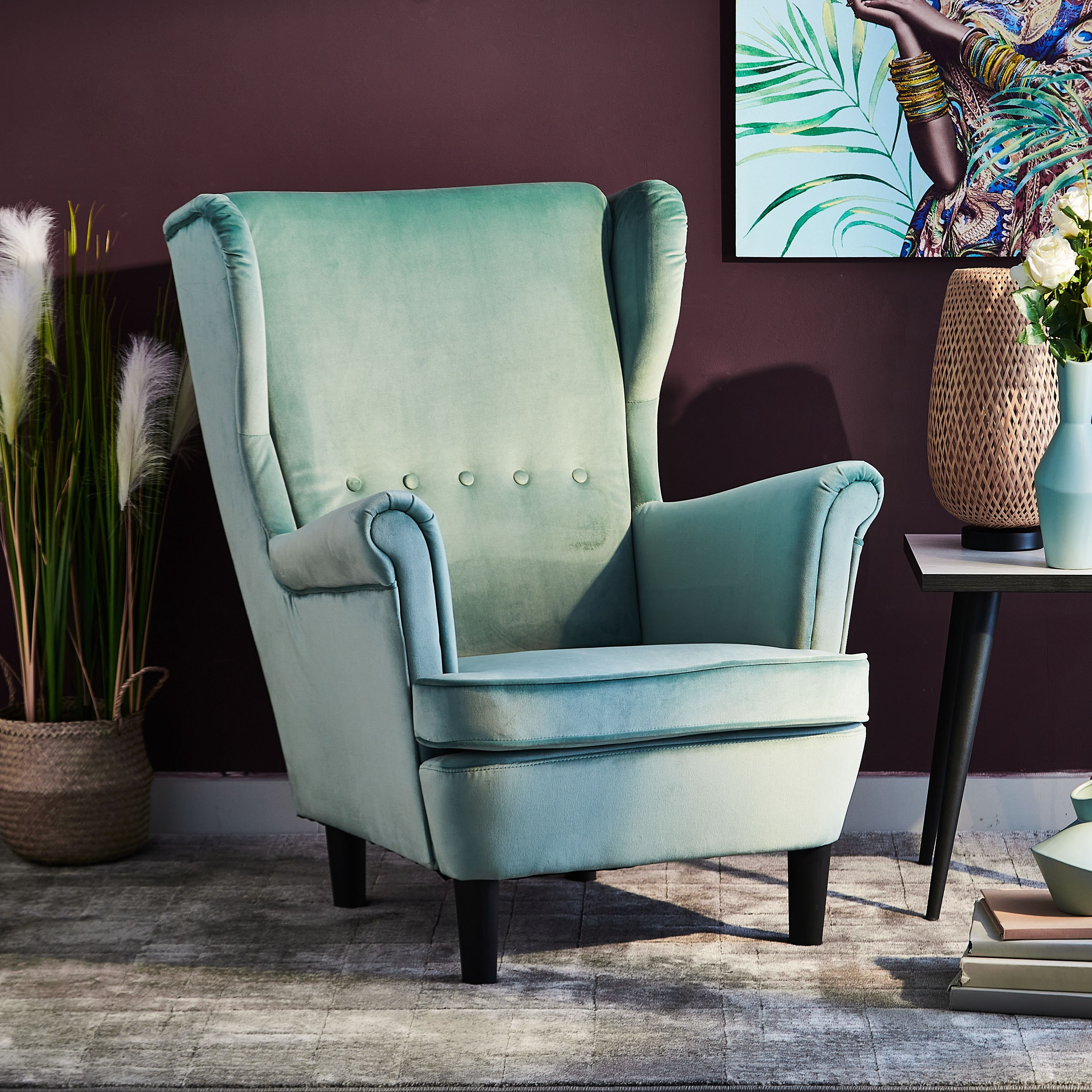 كرسي مخملي بمساند ذراعين من بيزا-hbxfurniture-sofasandarmchairs-armchairs-image-4