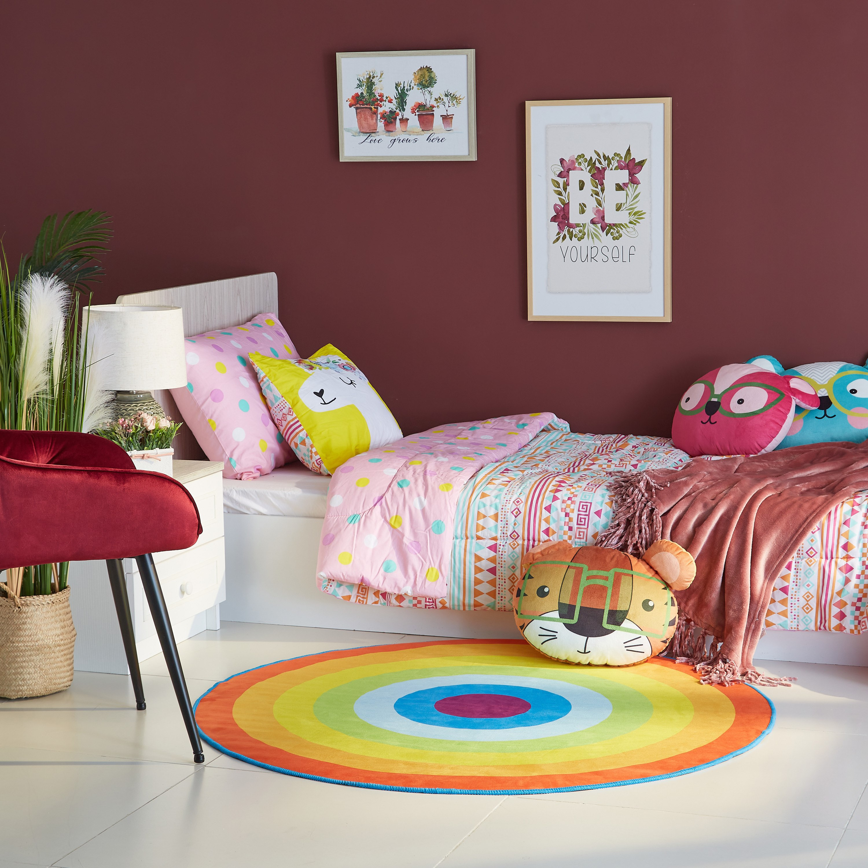 سجادة قوس قزح مستديرة من كومفي- 120 سم-hbxhomeware-hbxkidsandyouth-image-4