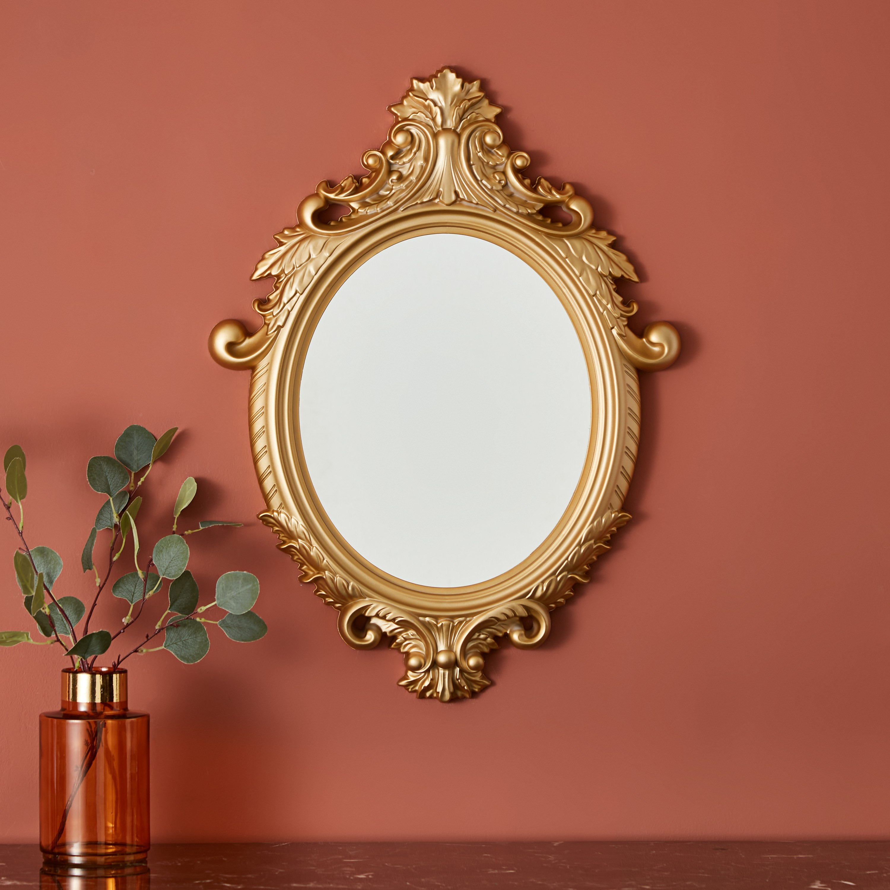 مرآة ديكور مزخرفة من زيا - 60x4x80 سم-hbxhomeware-hbxdecorandfurnishings-image-1