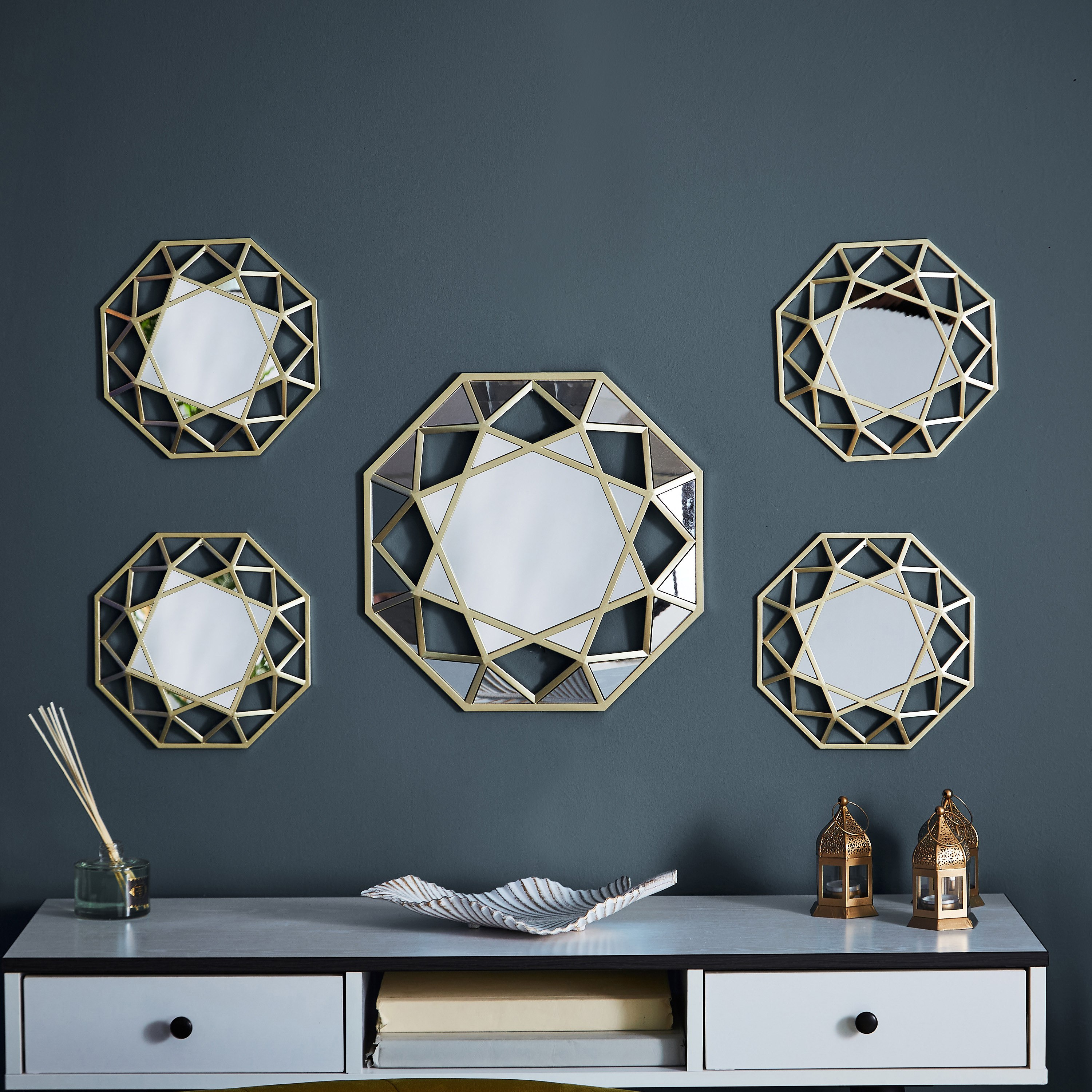 Zia Decorative Mirrors - Set of 5-PROMO_HB_AE_B1G1_250925-image-1