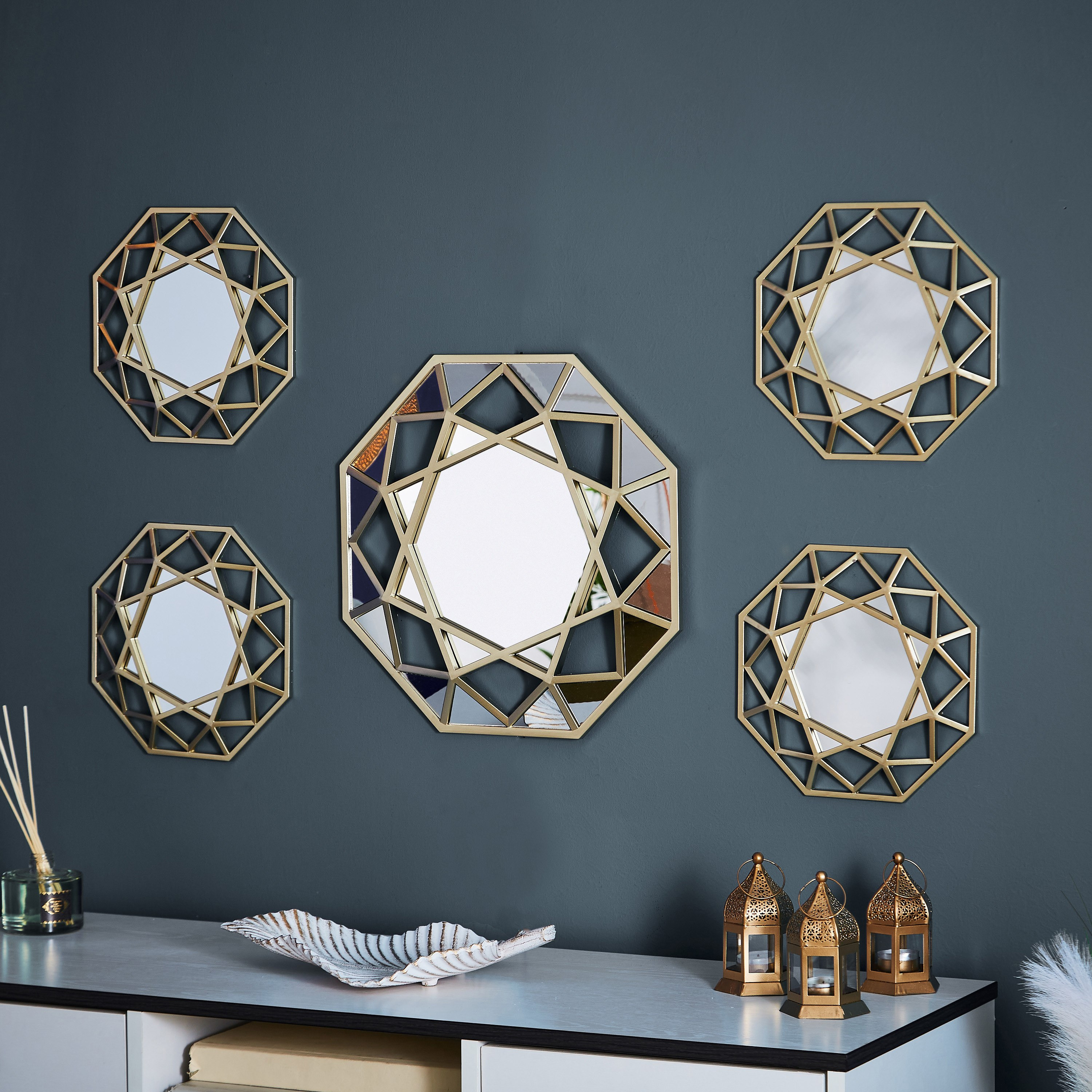 Zia Decorative Mirrors - Set of 5-PROMO_HB_AE_B1G1_250925-image-2