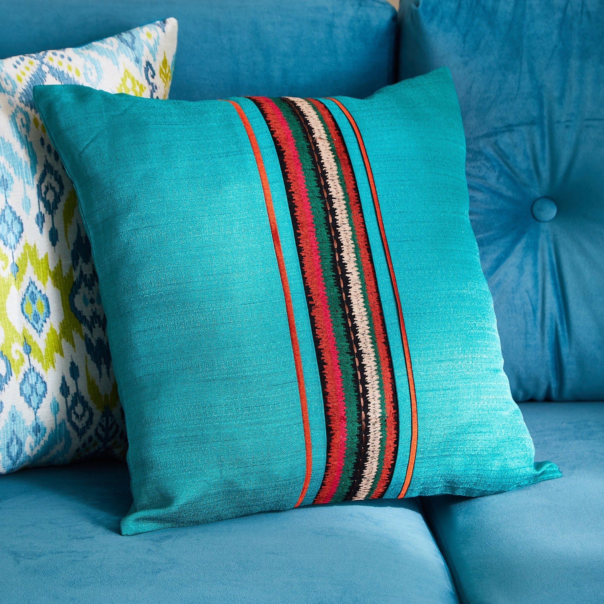 غطاء وسادة مزدوج مطرز أوستن - 40x40 سم-hbxhomeware-cushionsandcovers-cushioncovers-image-1
