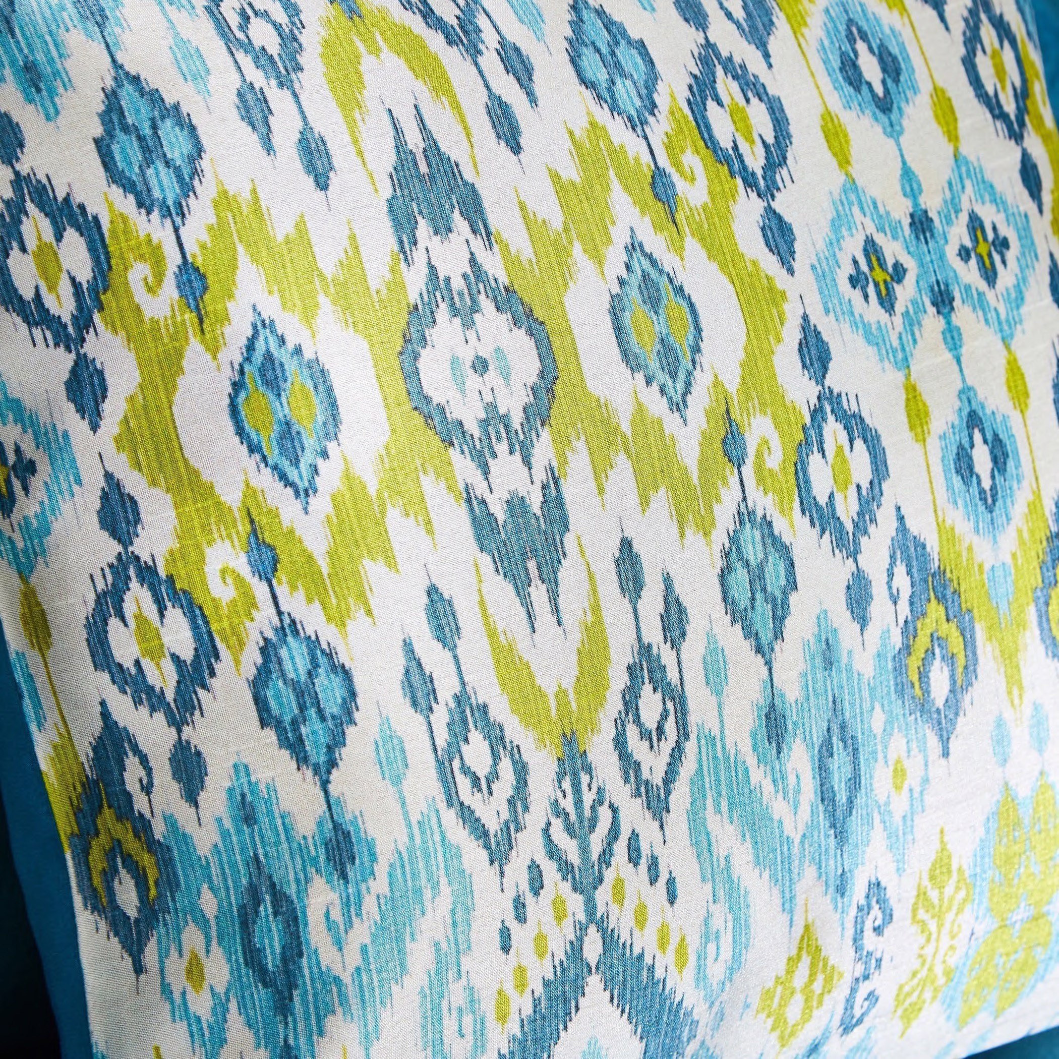 غطاء وسادة مزدوج بطبعات من إيكات - 40x40 سم-hbxhomeware-cushionsandcovers-cushioncovers-image-2