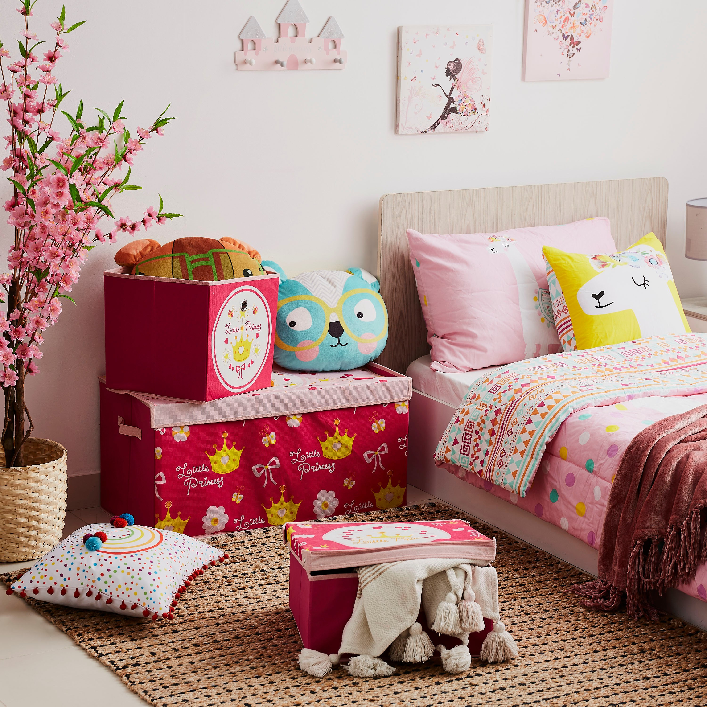 صندوق تخزين ليتل برنسيس للبنات من تريفل - 35x20 سم-hbxhomeware-hbxkidsandyouth-image-4