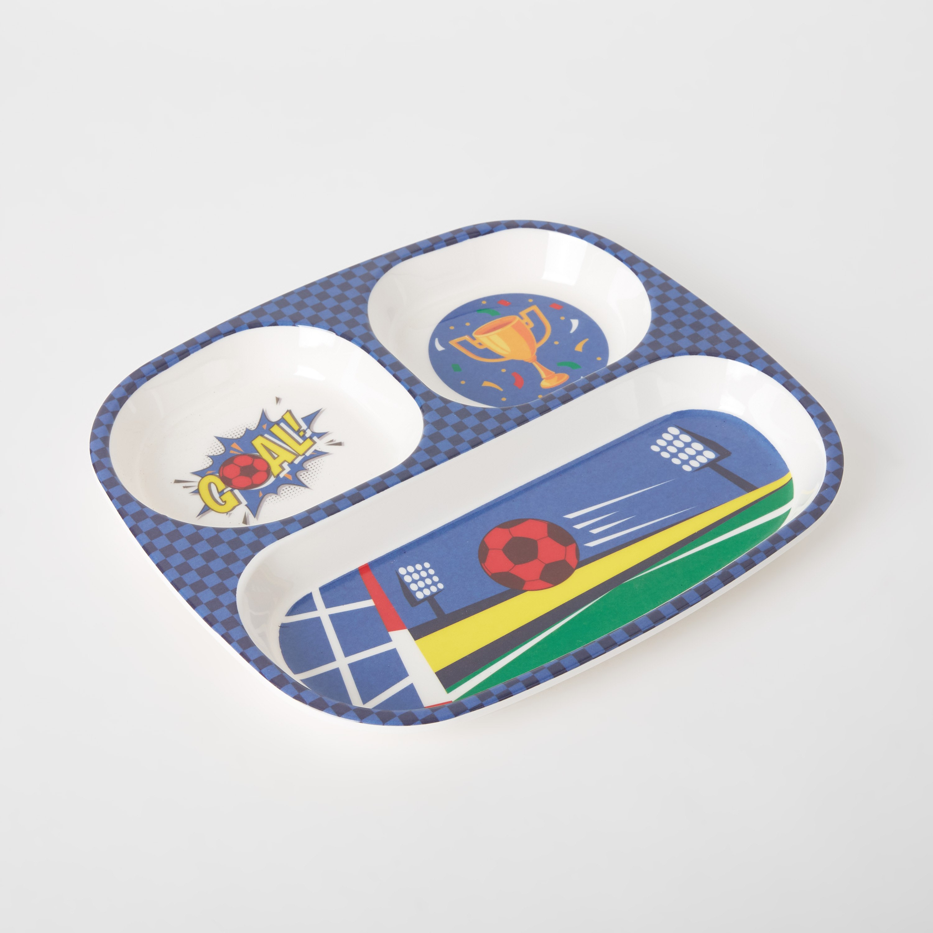 صحن مستطيلي بثلاثة أقسام من بلاي تايم - 24x21 سم-hbxhomeware-hbxkidsandyouth-image-4