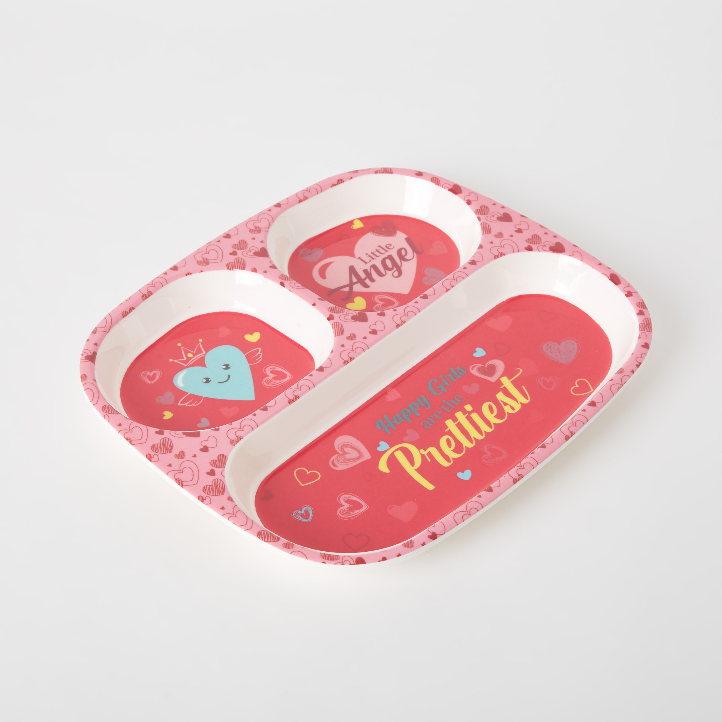 صحن بـ3 أقسام جاردن من ليتل إنجل - 24x21 سم-hbxhomeware-hbxkidsandyouth-image-4