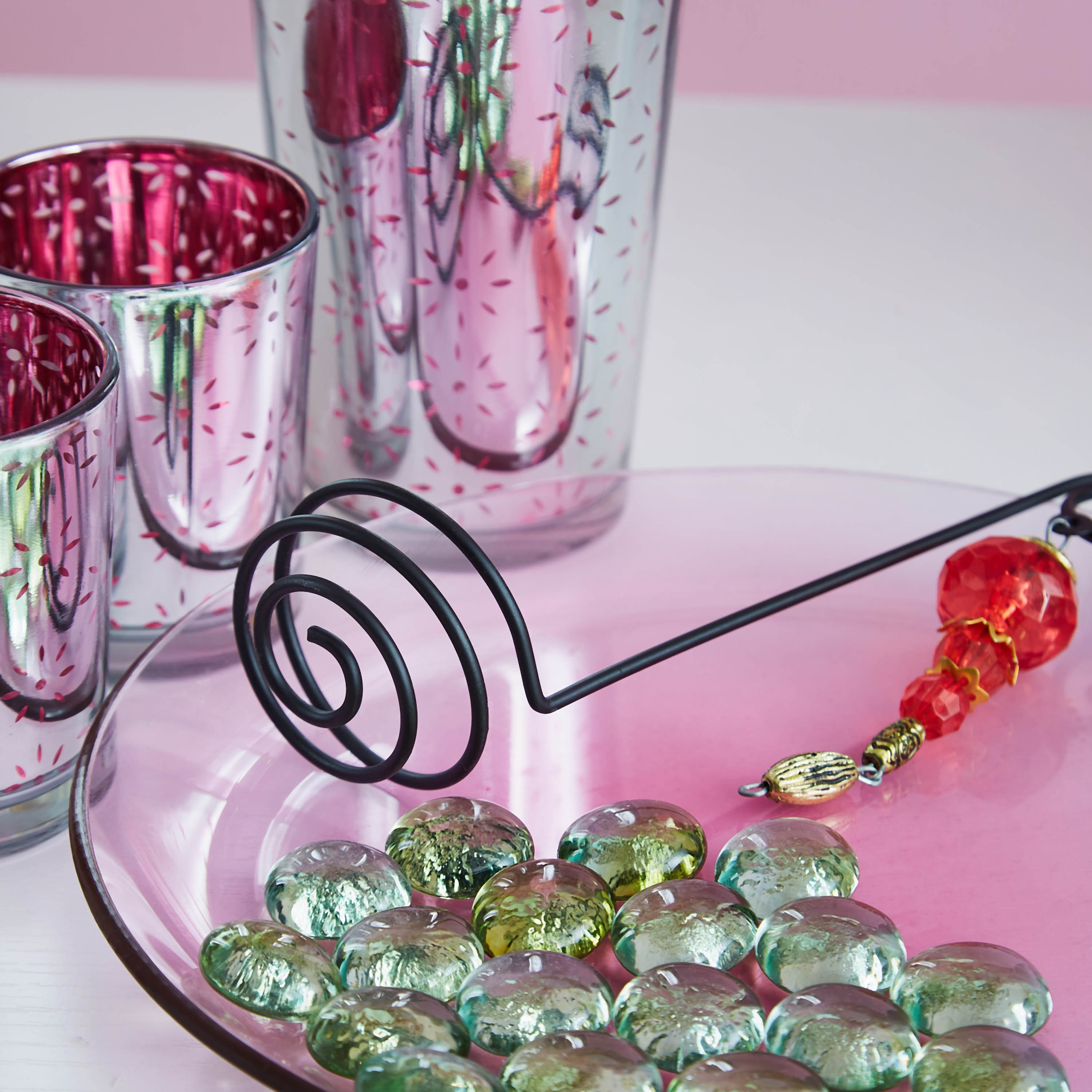 حامل شموع فوتيف 4 قطع مع صينية من آشر-hbxlivingroom-decorandaccessories-candleholders-image-3