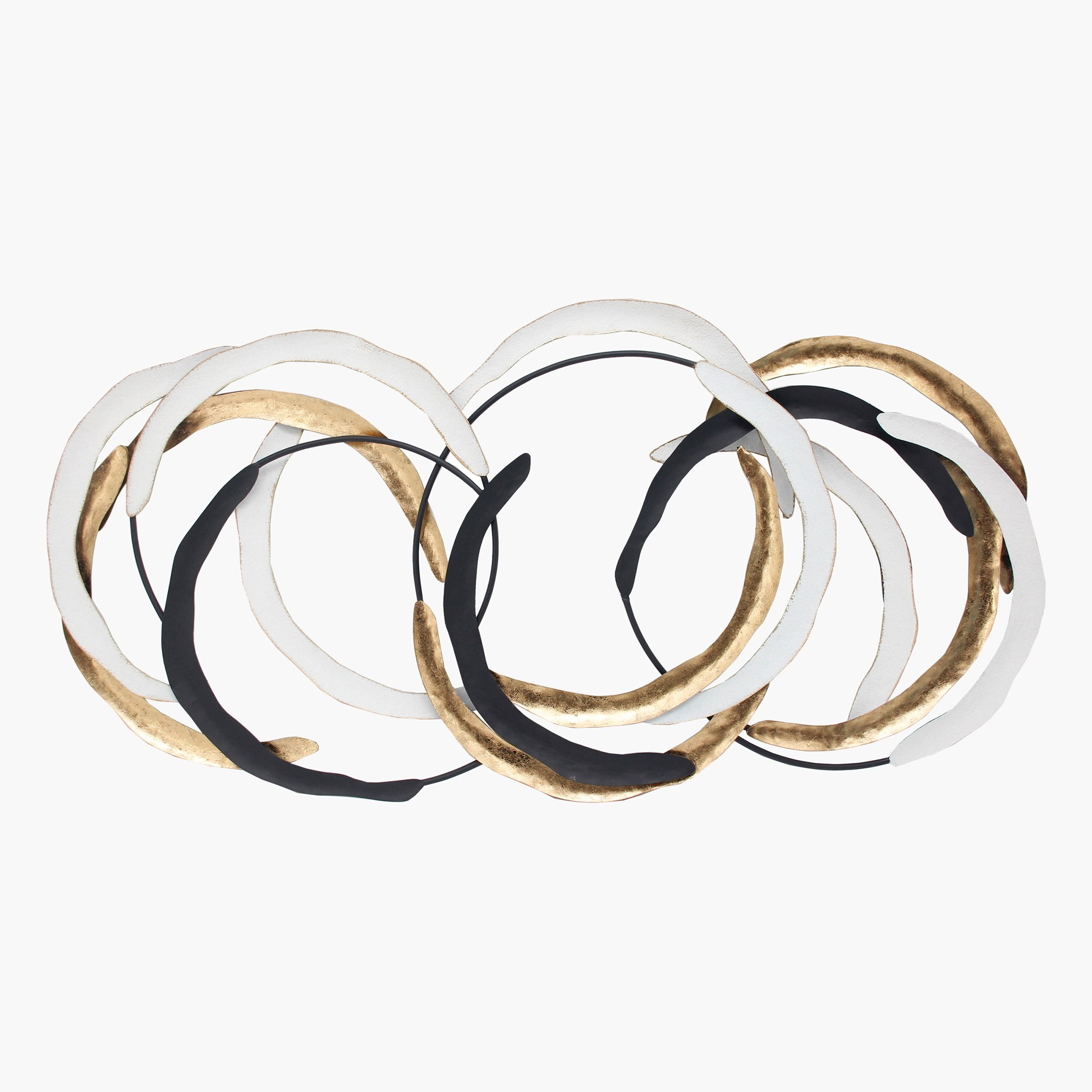 Mirage Metal Concentric Circles Wall Art - 98x5x49.5 cm-hbxlivingroom-walldecor-wallart-image-2