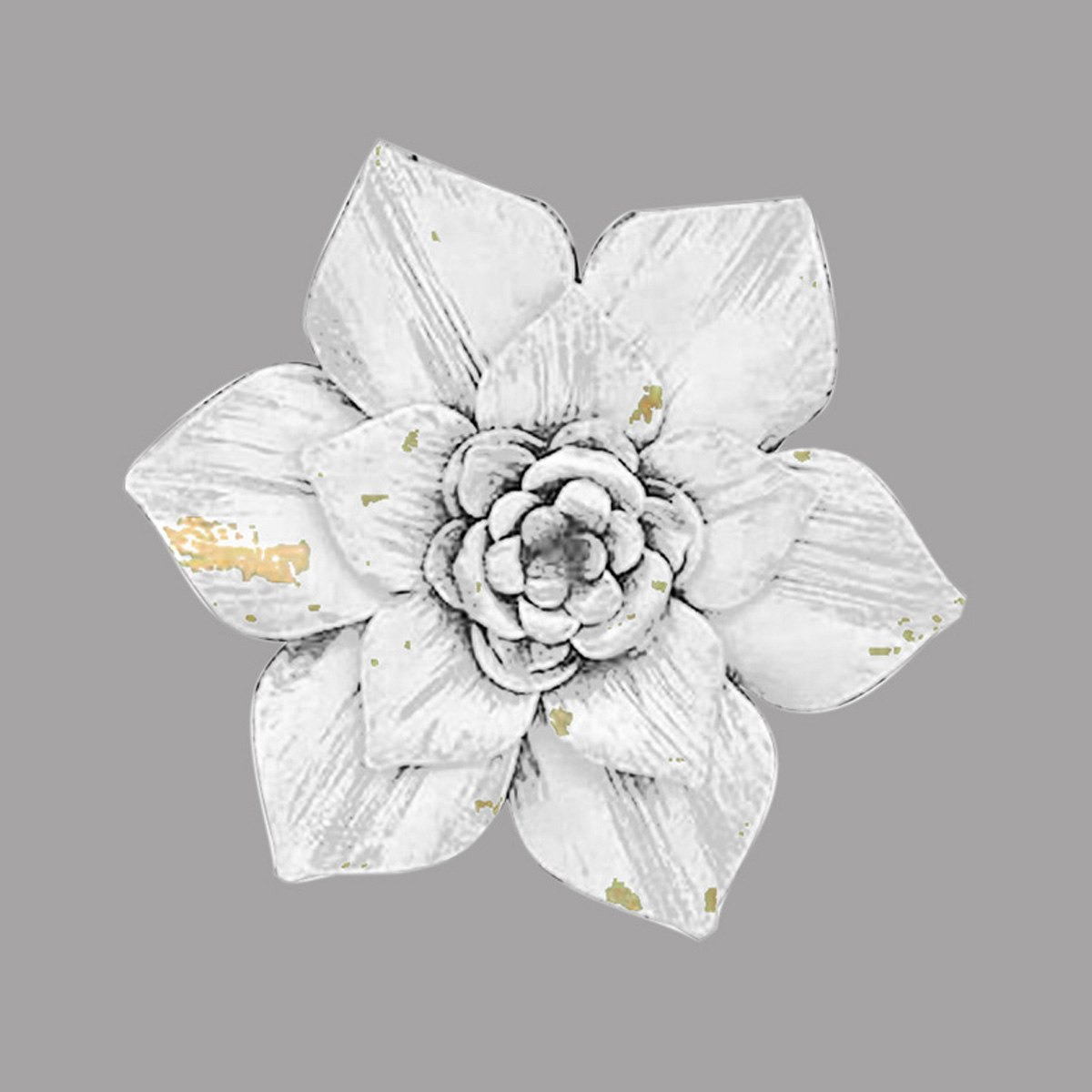 زينة حائط طبقات زهور معدنية ممزقة صغيرة من ميراج - 50x5 سم-hbxlivingroom-walldecor-wallart-image-1