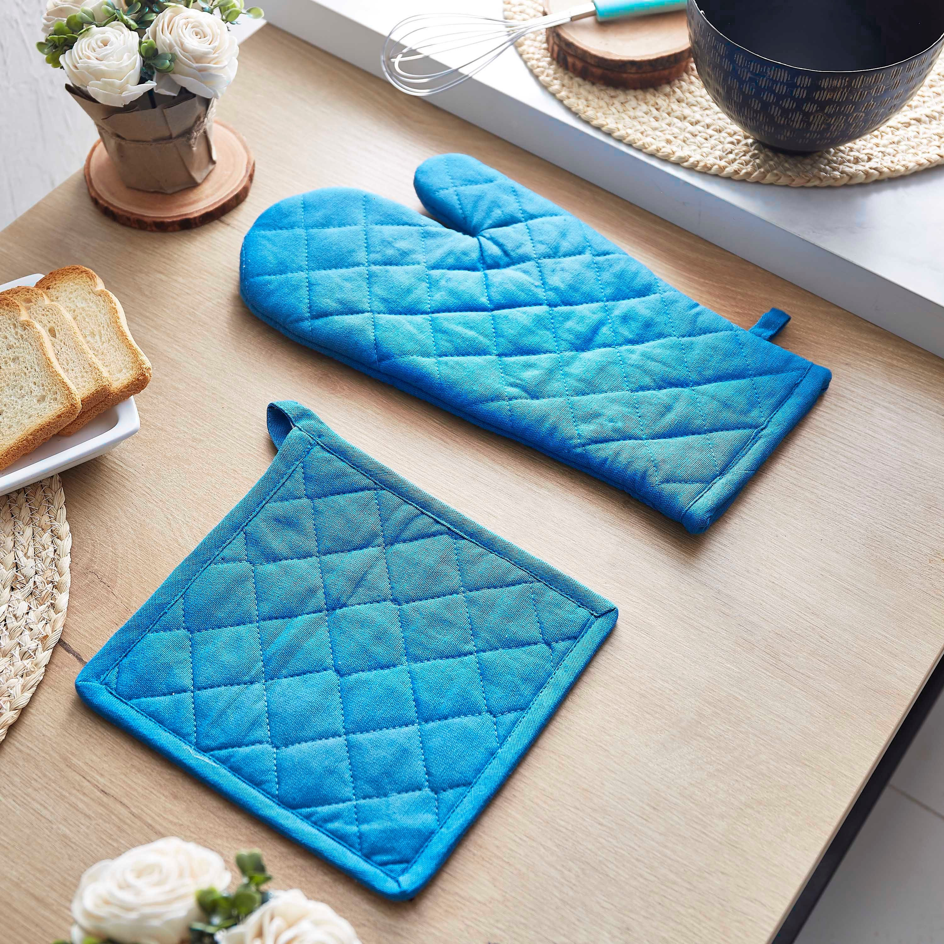Atlanta Solid Oven Mitten - 18x30 cm-hbxhomeware-kitchenware-kitchenlinens-image-3