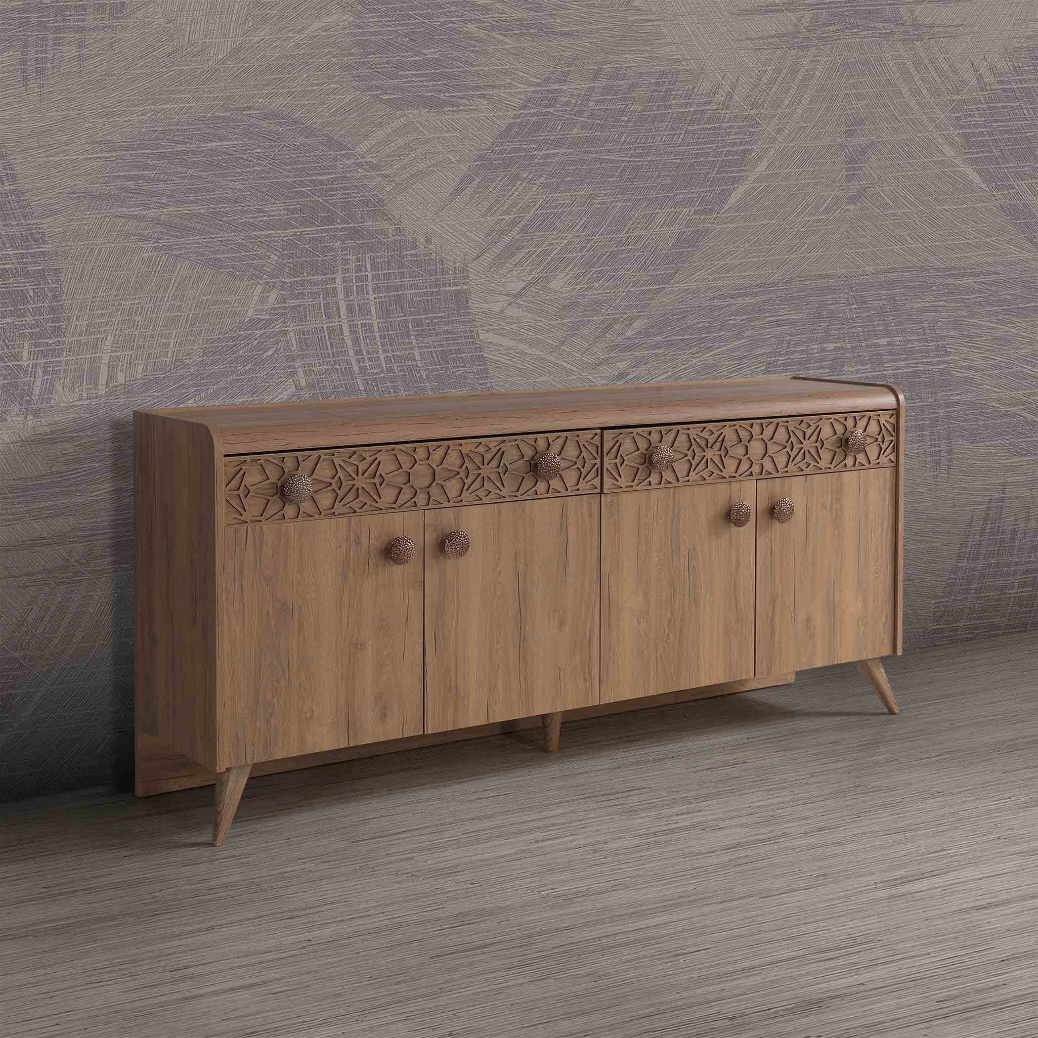 وحدة تخزين بـ4 أبواب ودرجين من بلومينغديل-hbxfurniture-diningroom-buffetsandsideboards-image-1